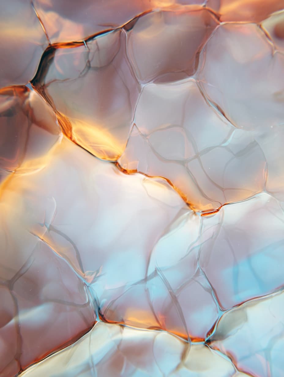 Abstract translucent artwork