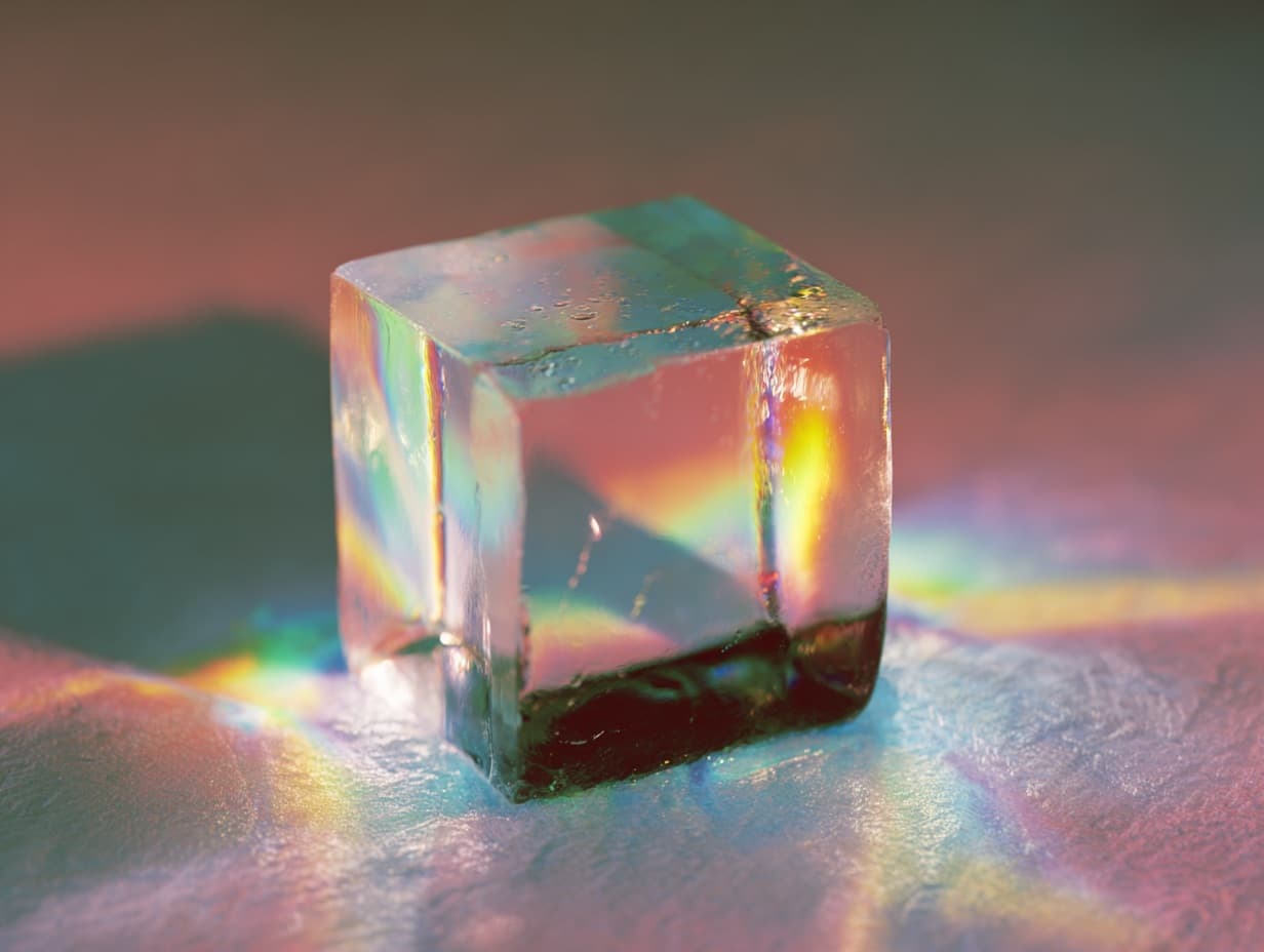 Abstract translucent artwork