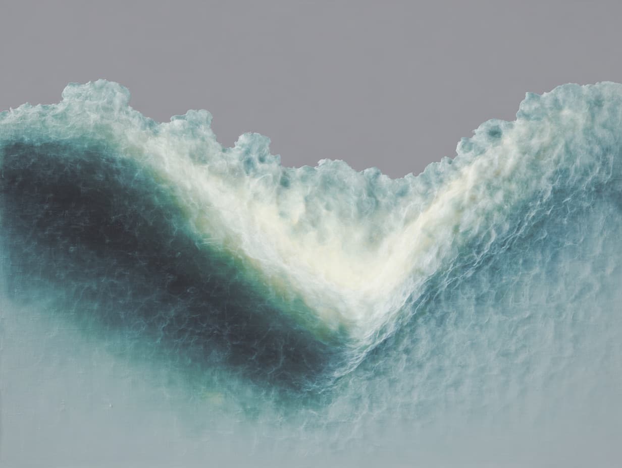 Abstract translucent artwork