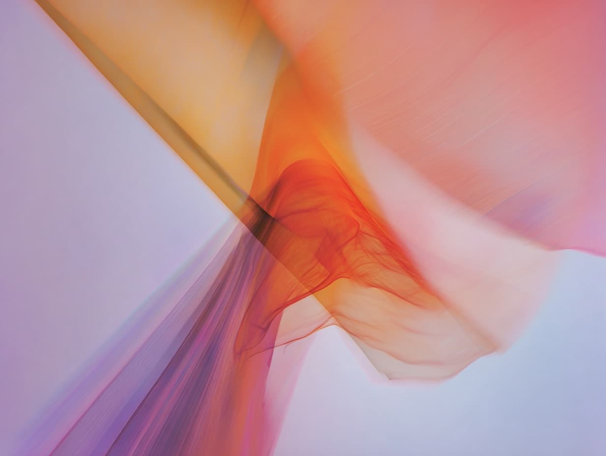 Abstract translucent artwork