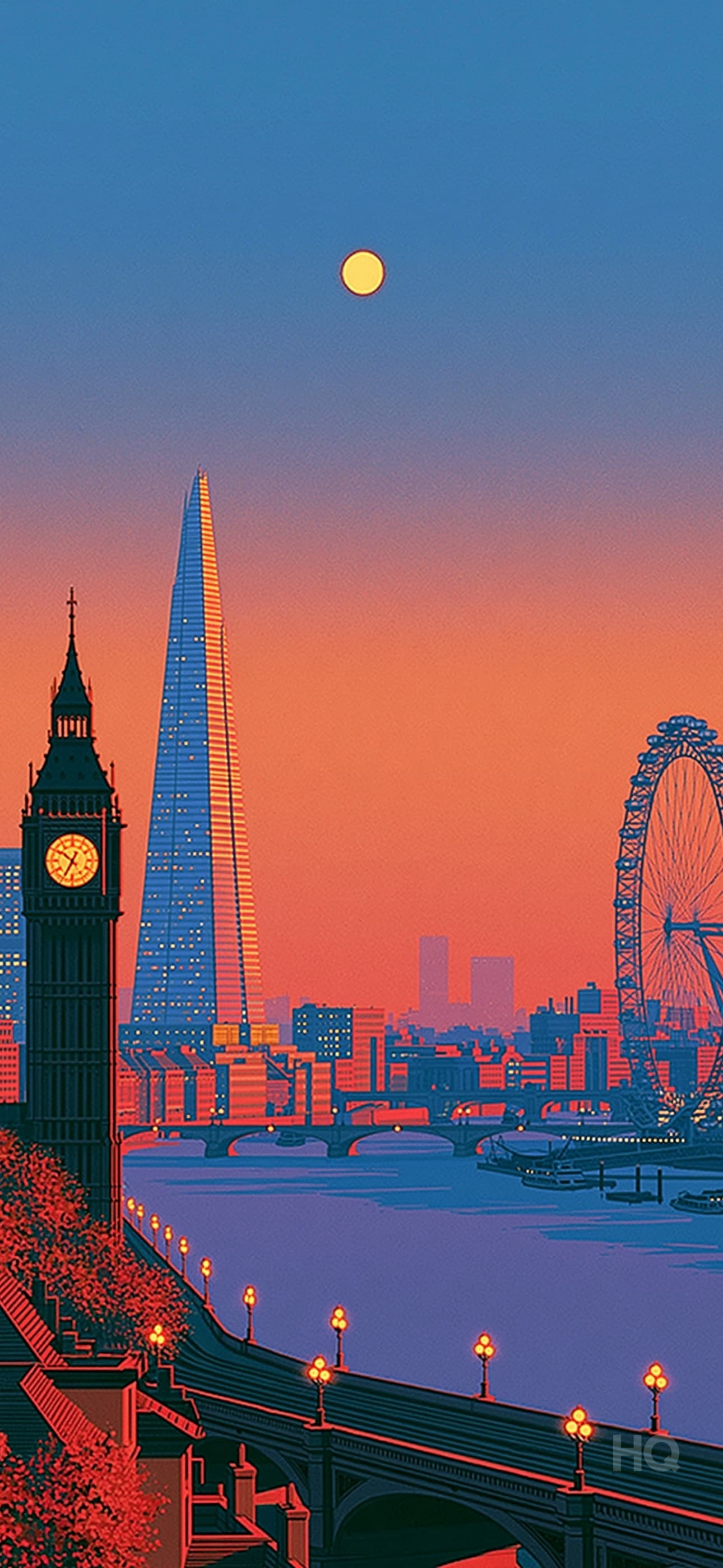 HQ phone wallpaper — London
